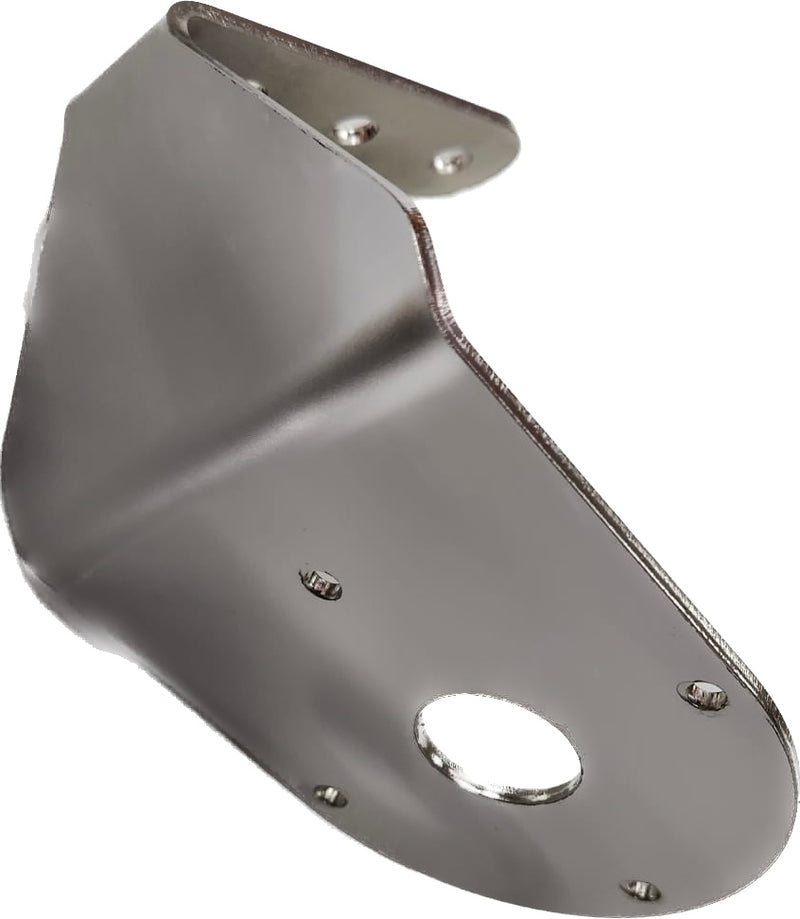 Stainless steel watermelon light mirror turn signal bracket only - SINGLE, light not included