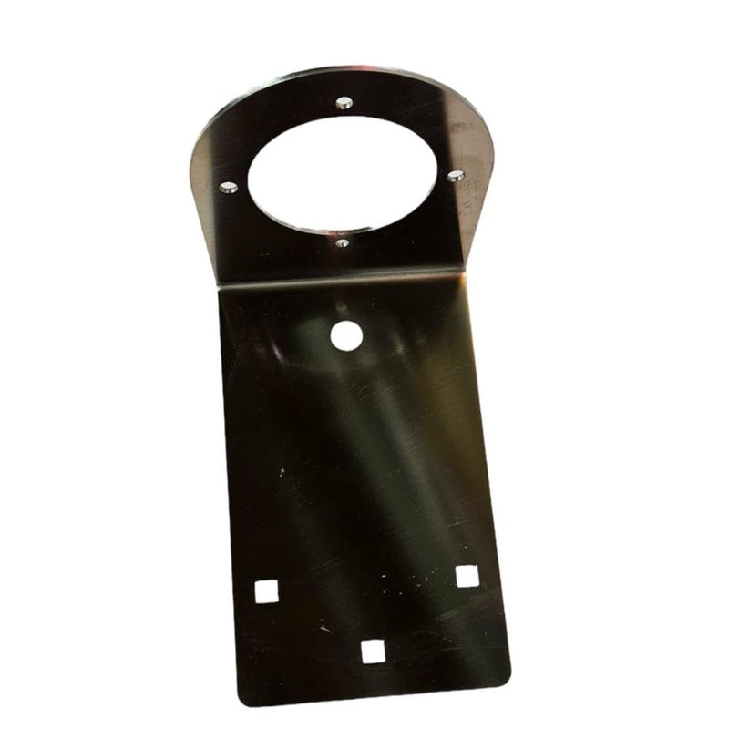 Stainless steel tire guard bumper bracket with holes for one watermelon light - SINGLE