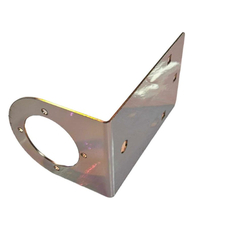 Stainless steel tire guard bumper bracket with holes for one watermelon light - SINGLE