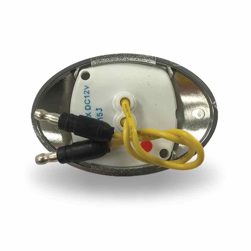 M3 Generation Red 2 diode LED mini-oval marker light - CLEAR lens