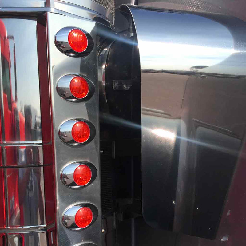 M3 Generation Red 2 diode LED mini-oval marker light