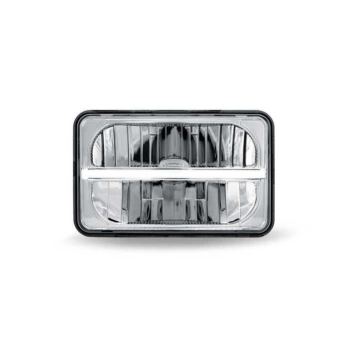 4" x 6" dual rectangular reflector LED headlight with "Glow" position light - DOT approved