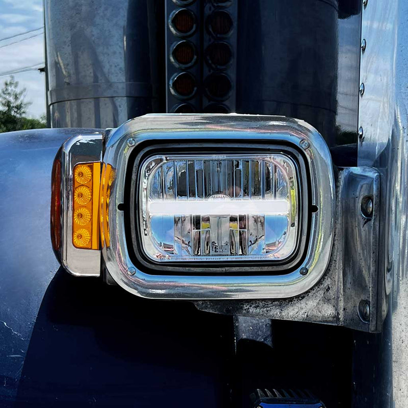 5" x 7" LED reflector headlight - high and low beam