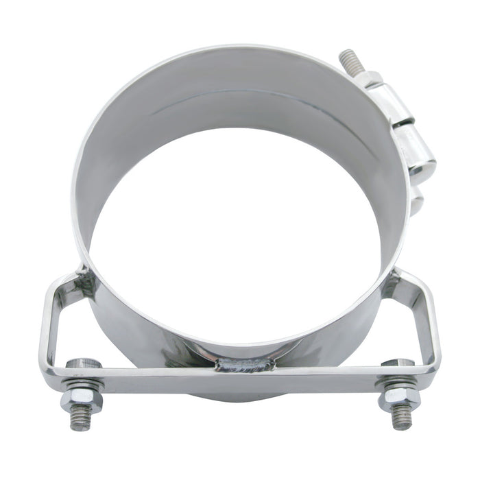 RoadWorks 6" Exhaust Clamp For Kenworth – EXC6KW1, OEM Quality Chrome Plating, 3-Year Warranty