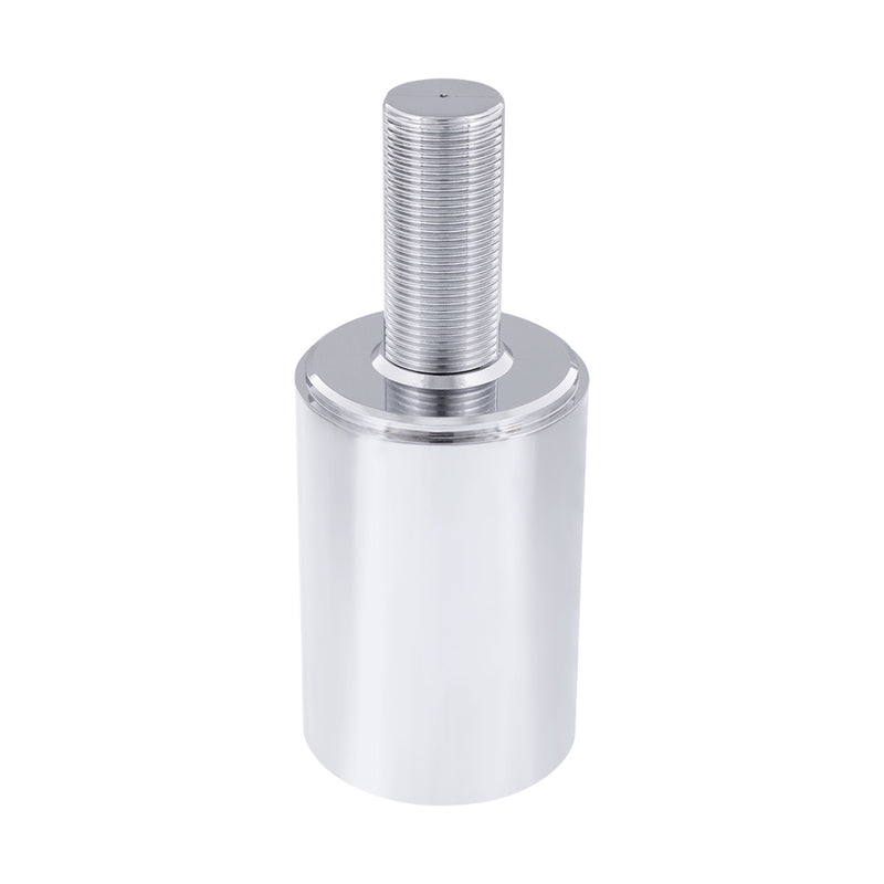 33mm diameter chrome plastic 3" long extension for screw-on lug nut covers - SINGLE
