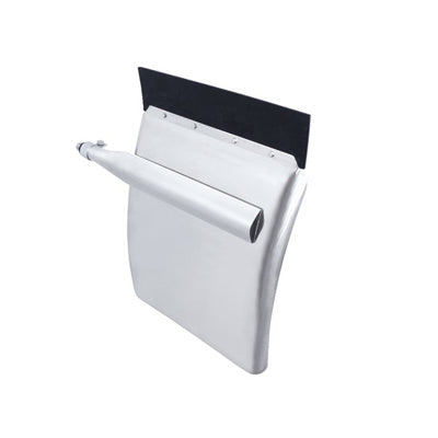 24" 18 gauge stainless steel quarter fender w/triangle post arm - PAIR