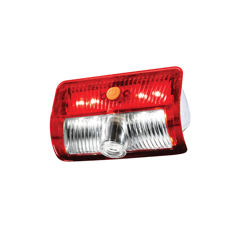 Peterbilt 384/386/389 or Kenworth W900/T800 LED 6-color door light with rectangular USA flag ground effect