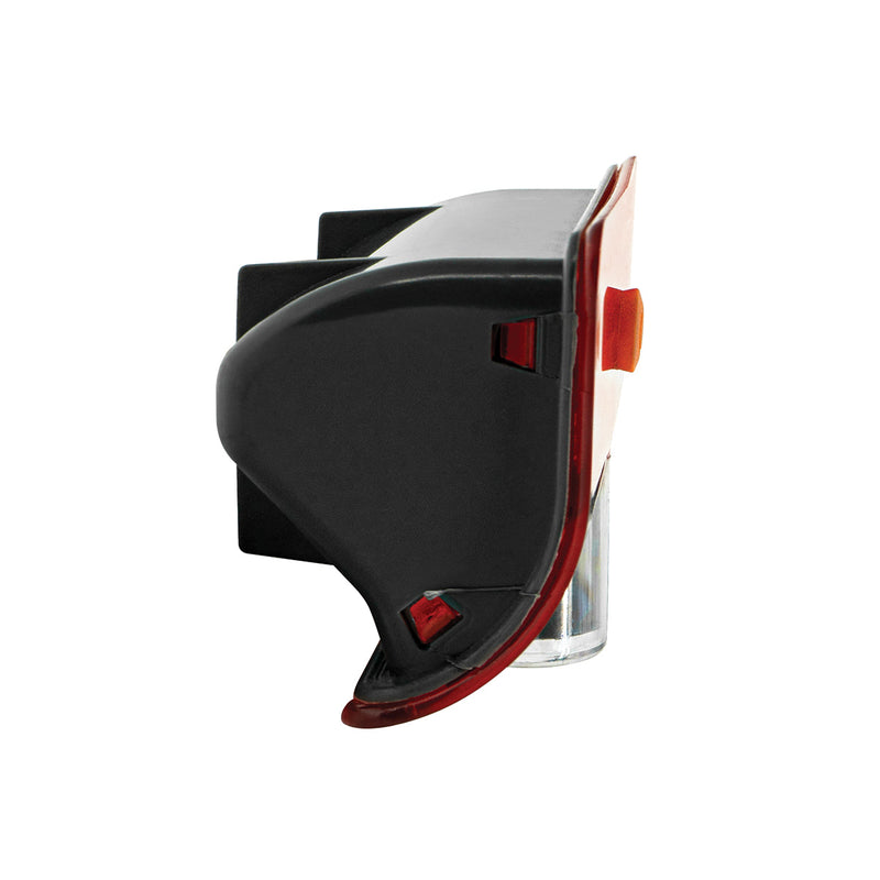 Peterbilt 384/386/389 or Kenworth W900/T800 LED 6-color door light with rectangular USA flag ground effect