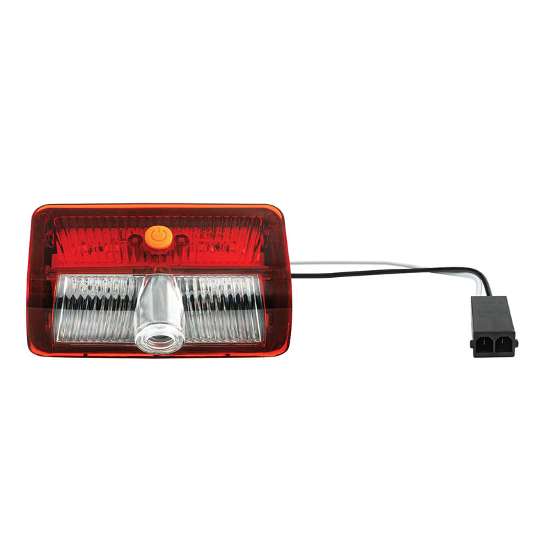 Peterbilt 384/386/389 or Kenworth W900/T800 LED 6-color door light with rectangular USA flag ground effect
