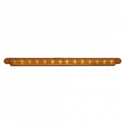 Amber thin 12" long LED sequential turn signal light bar