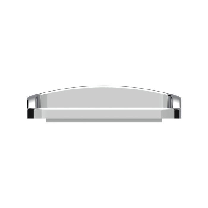 Peterbilt 2002-2005 chrome plastic switch label cover with visor - 6/PACK