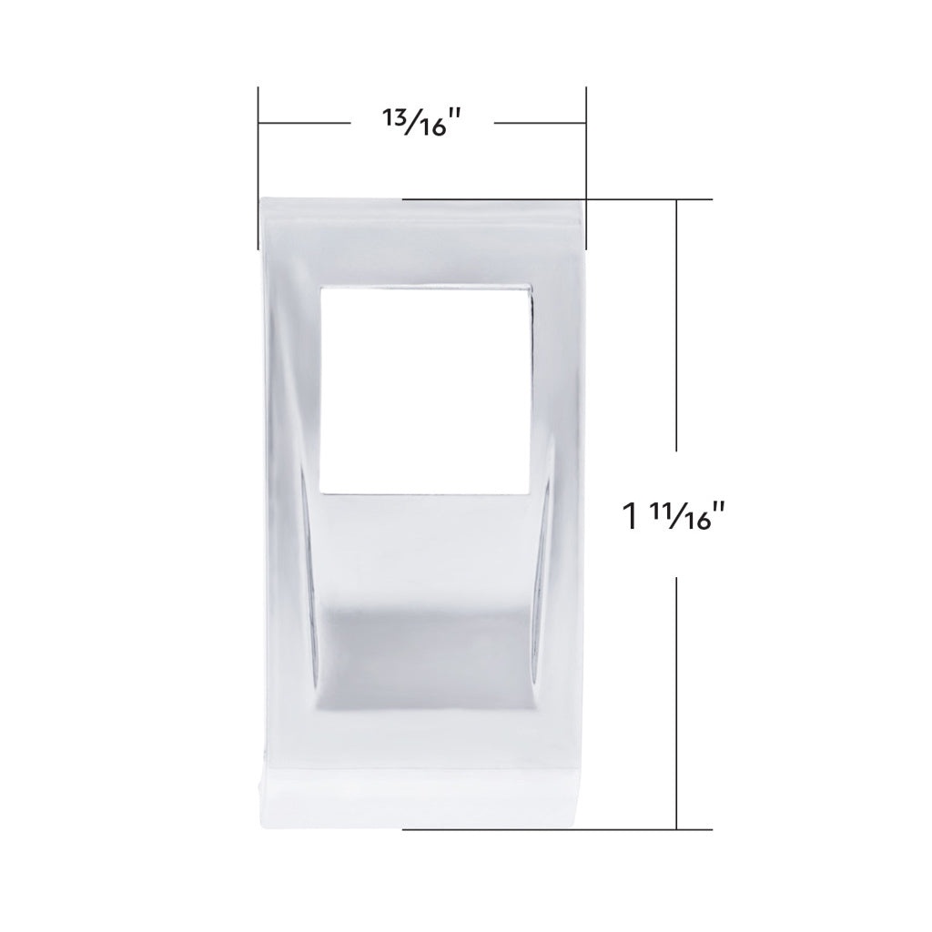 Peterbilt 2022-2025 579 / 589 chrome plastic actuator button cover