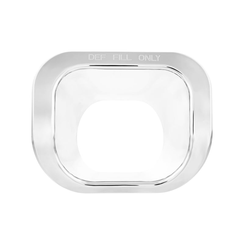 Peterbilt 579 chrome plastic tank fairing DEF fill area trim