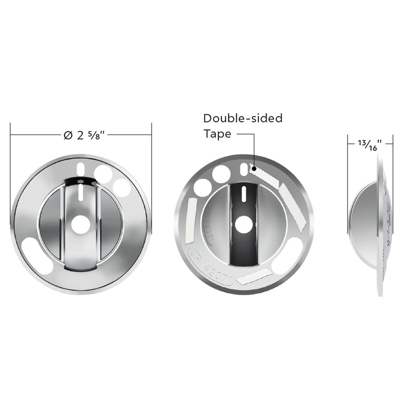Freightliner Cascadia 2008-2017 chrome plastic headlight / fog light control switch cover