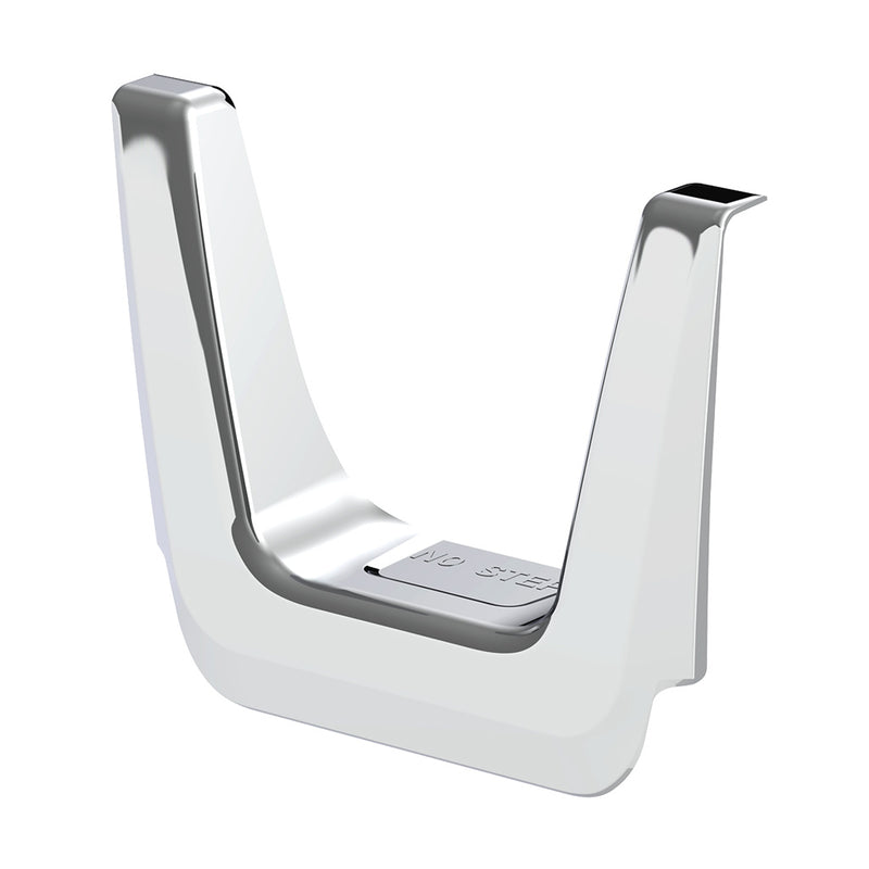 Freightliner Cascadia 2018-2021 chrome plastic fuel tank fill area trim - SINGLE