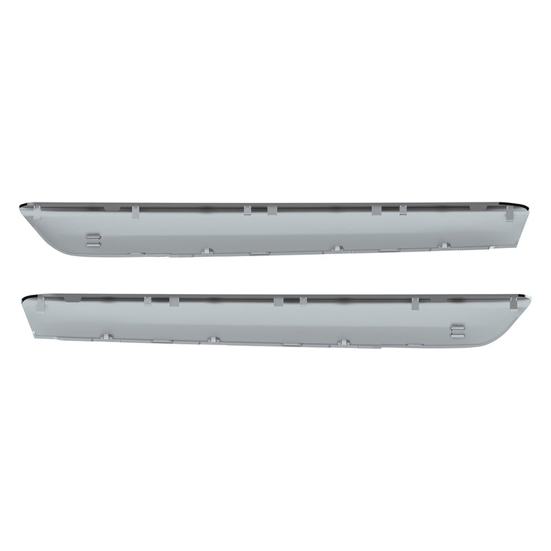 Freightliner Cascadia 2018-2023 chrome plastic interior door grab handle covers - PAIR