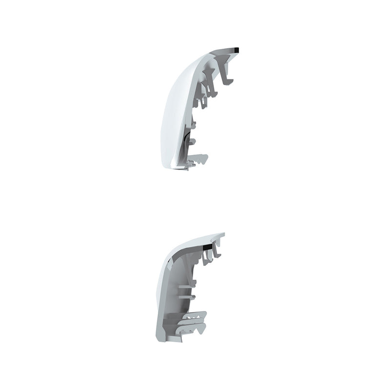 Freightliner Cascadia 2018-2023 chrome plastic interior door grab handle covers - PAIR