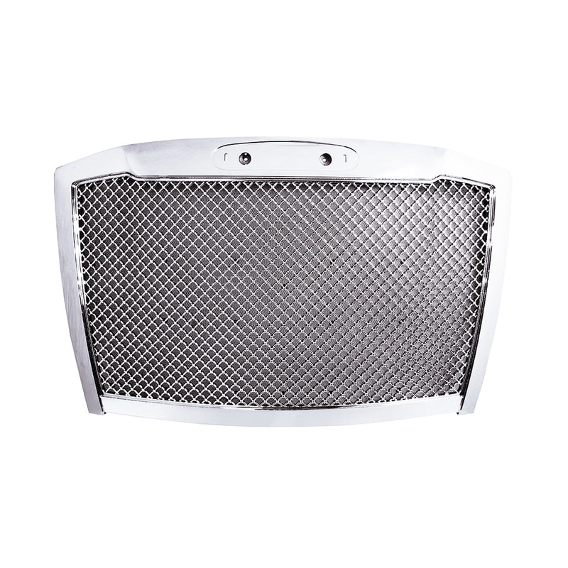Freightliner Cascadia 2018-2024 chrome plastic mesh grill w/inner bug screen