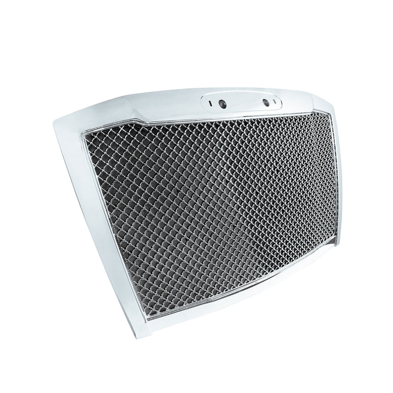 Freightliner Cascadia 2018-2024 chrome plastic mesh grill w/inner bug screen