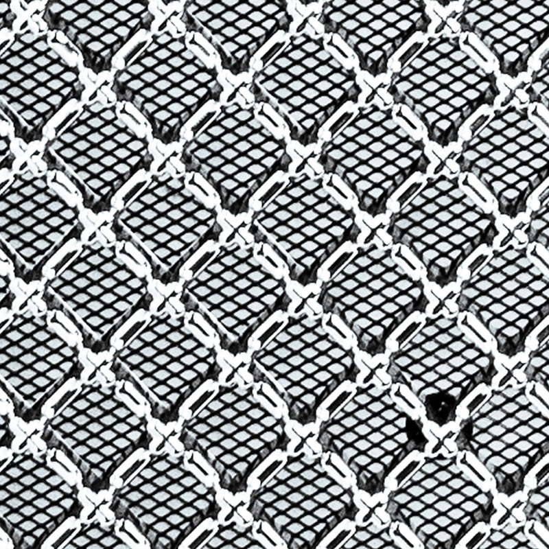 Freightliner Cascadia 2018-2024 chrome plastic mesh grill w/inner bug screen