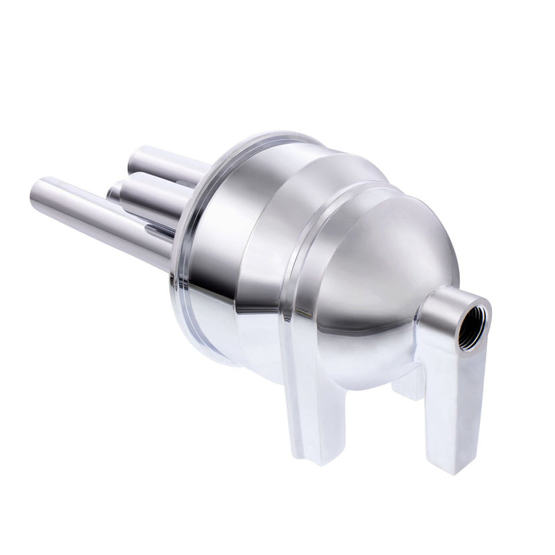 Chrome air powered train whistle