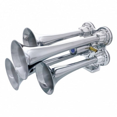 Chrome MINI 4-bell train horn