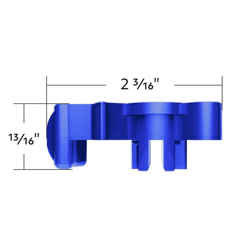 Indigo Blue plastic replacement gear shift side splitter - fits 13-speed Eaton A-6913