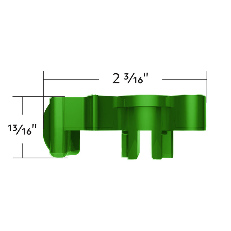 Emerald Green plastic replacement gear shift side splitter - fits 13-speed Eaton A-6913
