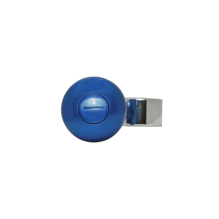 "Indigo Blue" plastic steering wheel spinner knob