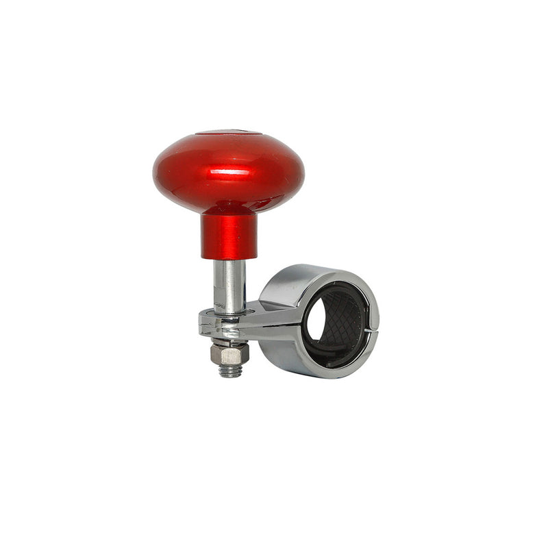 "Candy Red" plastic steering wheel spinner knob