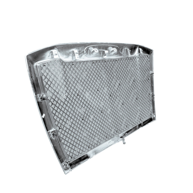 Freightliner Cascadia 2018-2024 chrome plastic mesh grill w/inner bug screen