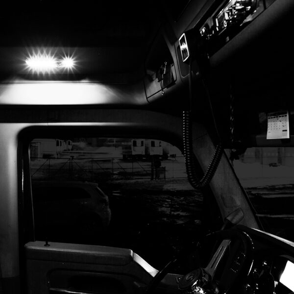 Kenworth T680 / T880 / W990 and Peterbilt 579 6-color LED replacement overhead light amber/blue/green/purple/red/white - SINGLE