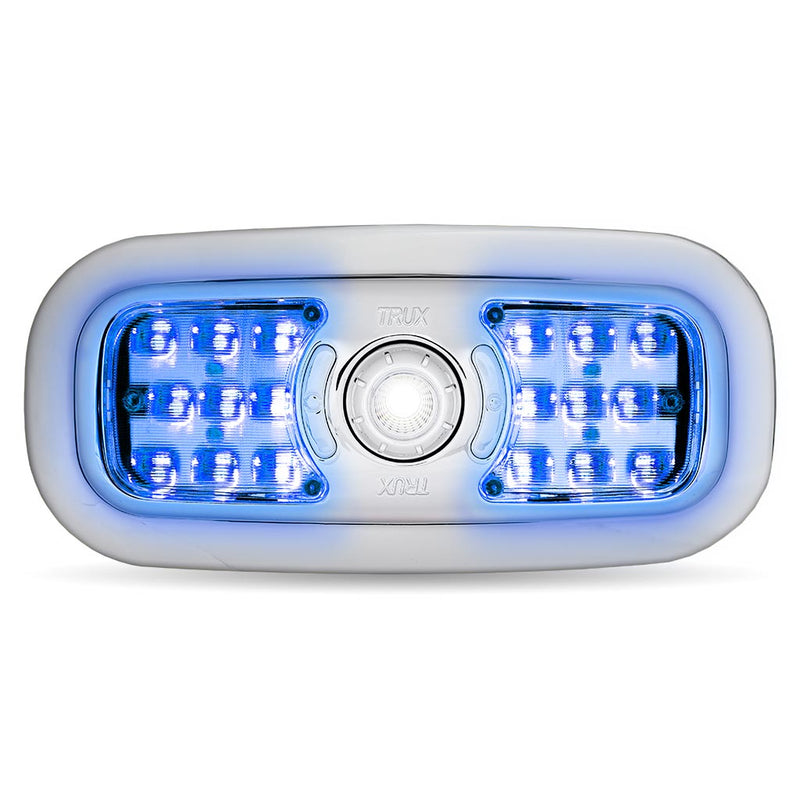 Peterbilt 379 / 386 / 389 2005+ 7-color LED OEM replacement overhead / dome / map light - SINGLE