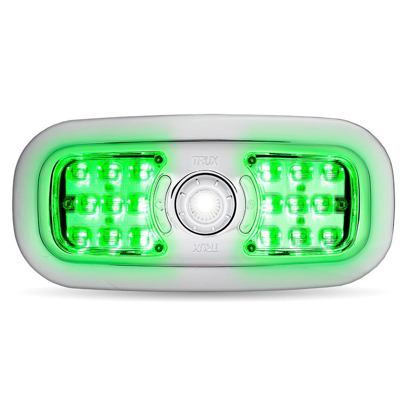 Peterbilt 379 / 386 / 389 2005+ 7-color LED OEM replacement overhead / dome / map light - SINGLE