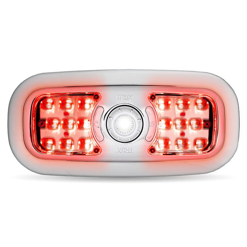 Peterbilt 379 / 386 / 389 2005+ 7-color LED OEM replacement overhead / dome / map light - SINGLE