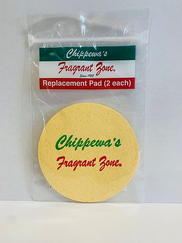 Replacement pad for Round Fragrant Zone liquid fragrance diffuser tins - 2/pack