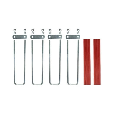 19-5/8" long u-bolt headache cab rack mounting brackets