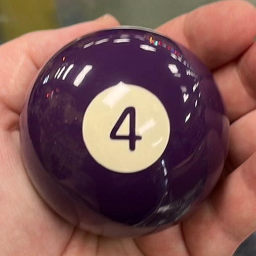 Pool Ball 2.25" diameter round gear shift knob w/ 1/2" x 13 adapter