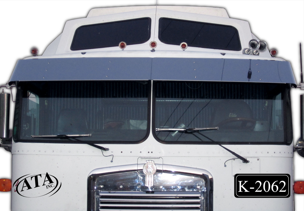 Kenworth K100E/K100C 13" stainless steel visor