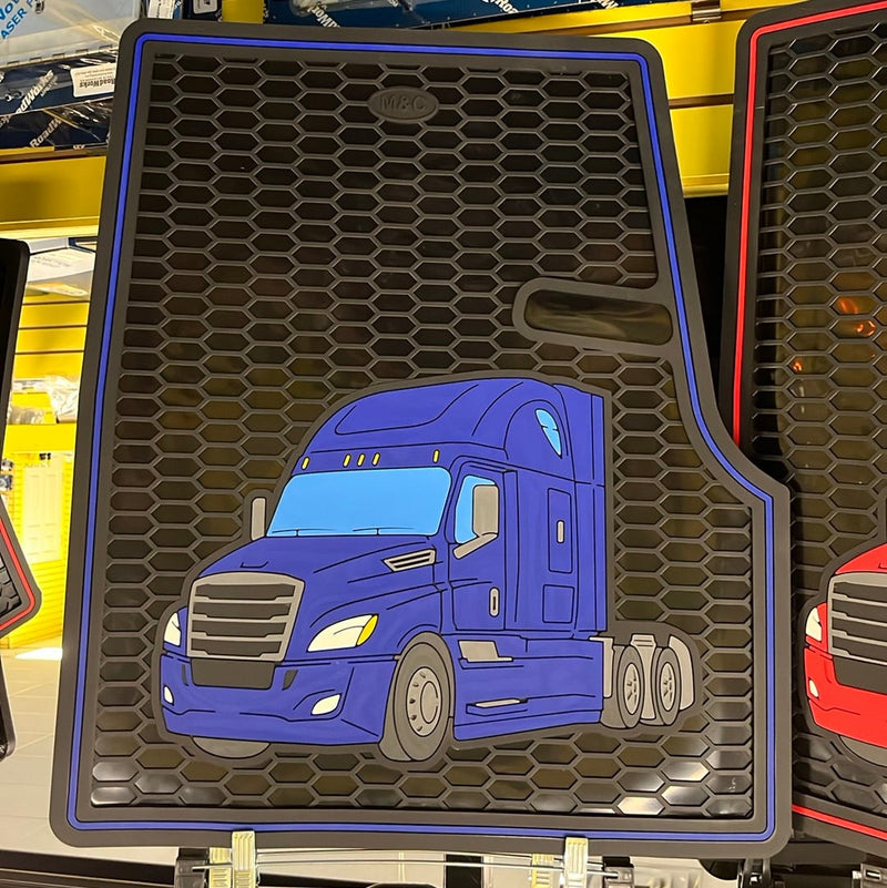 Freightliner Cascadia 2018+ rubber floor mat set