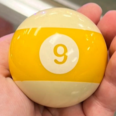 Pool Ball 2.25" diameter round gear shift knob w/ 1/2" x 13 adapter