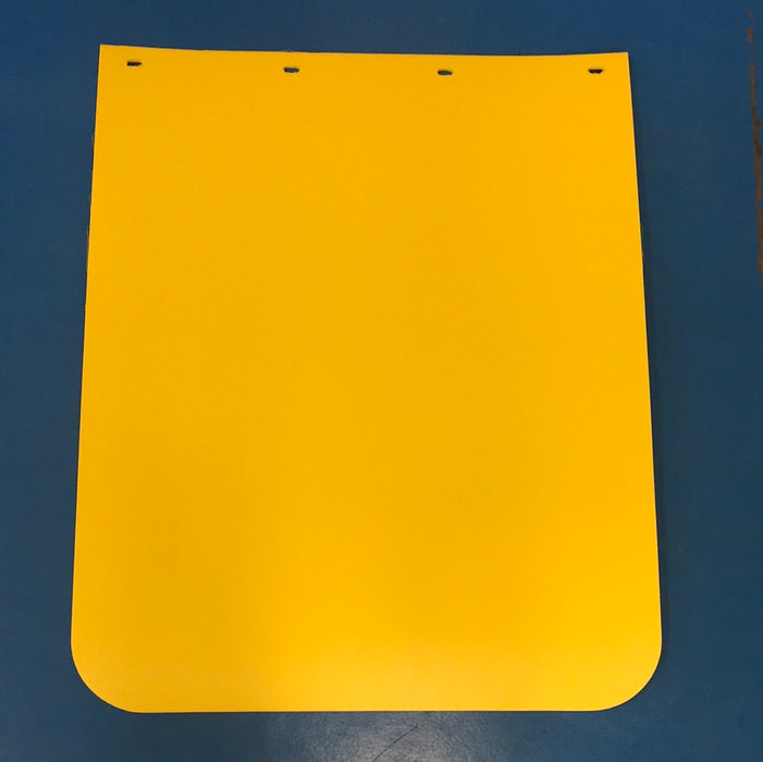 24" x 30" bright colored plastic mudflap - Yellow