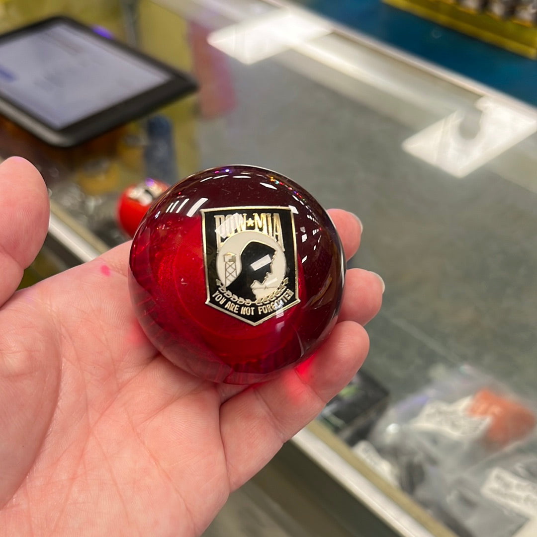 POW MIA embedded emblem 2.25