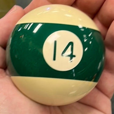 Pool Ball 2.25" diameter round gear shift knob w/ 1/2" x 13 adapter