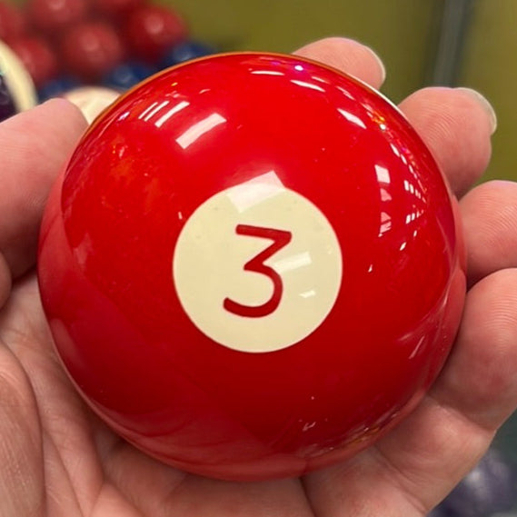 Pool Ball 2.25" diameter round gear shift knob w/ 1/2" x 13 adapter