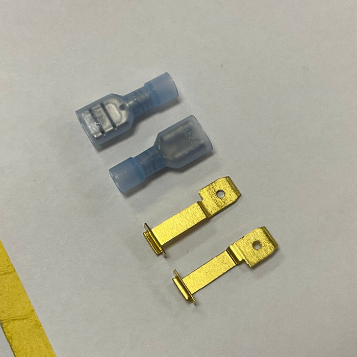 Power Tap Fuse Clips for ATC/ATO Fuses & 16-14 .250 FM FI Disconnects, 2 Sets.