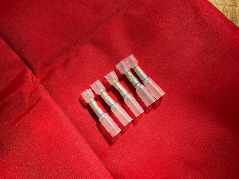 Multi-wire heat shrink & crimp seal butt connector - 5 pieces