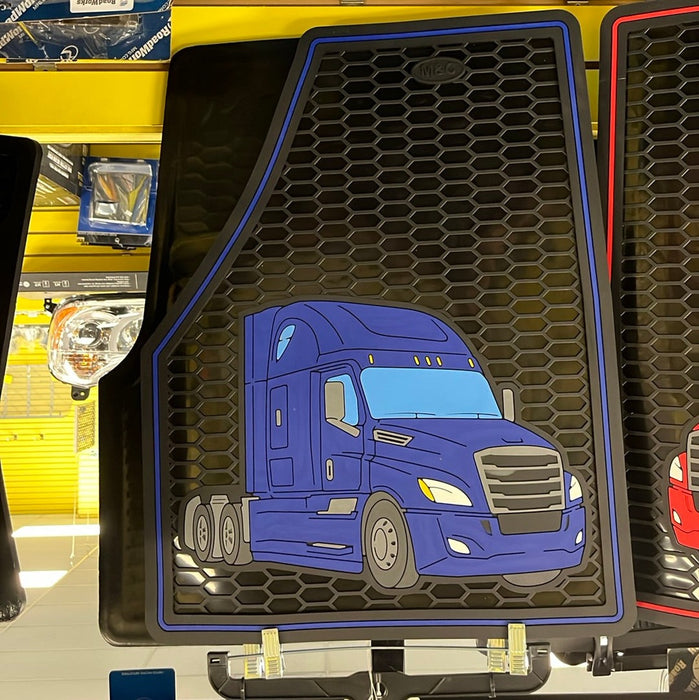 Freightliner Cascadia 2018+ rubber floor mat set