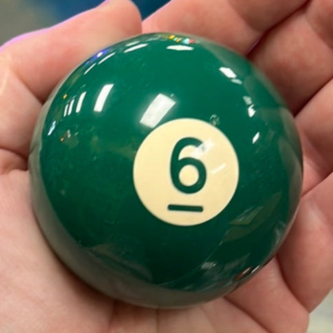 Pool Ball 2.25" diameter round gear shift knob w/ 1/2" x 13 adapter