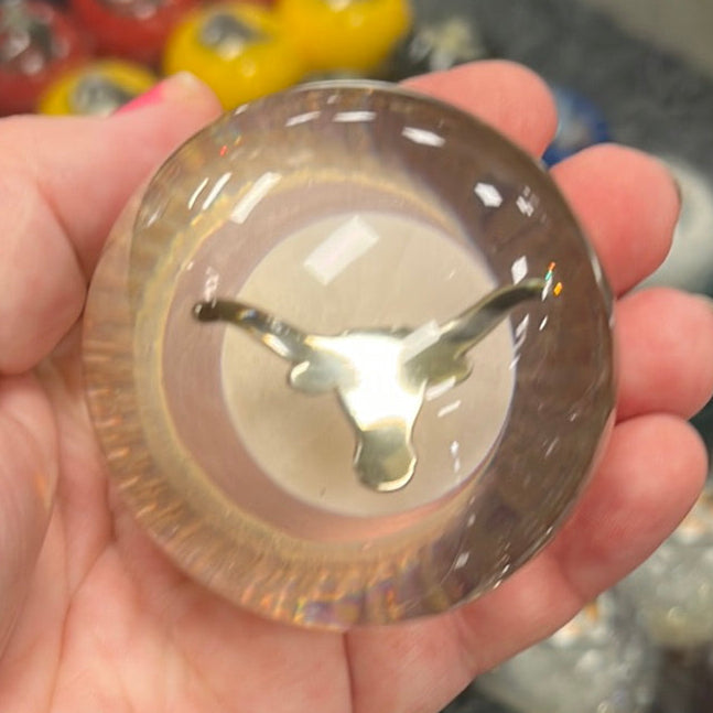 Longhorn embedded 2.25" diameter round gear shift knob